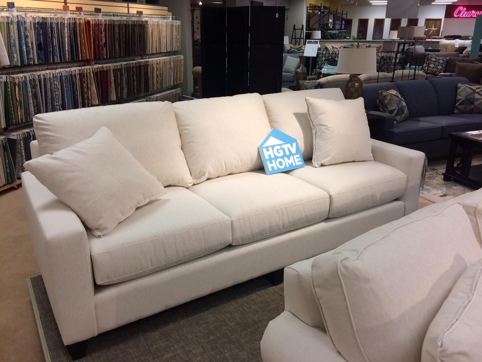 Bassett Custom Upholstery Custom Design 96" Sofa with Track Arms and